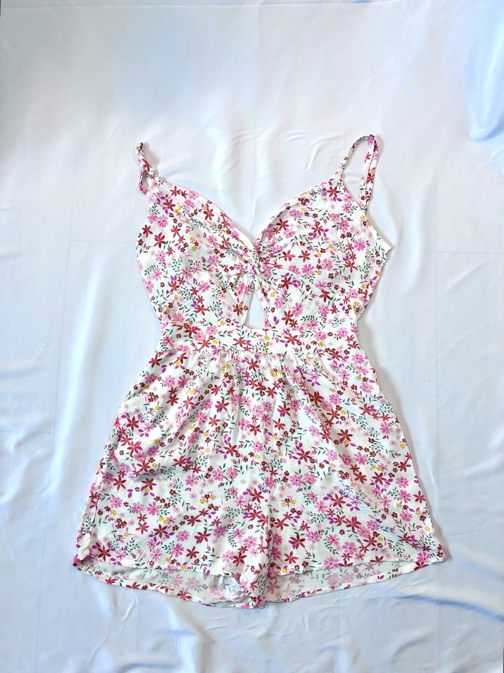 Aeropostale Flowy Floral Twist Romper